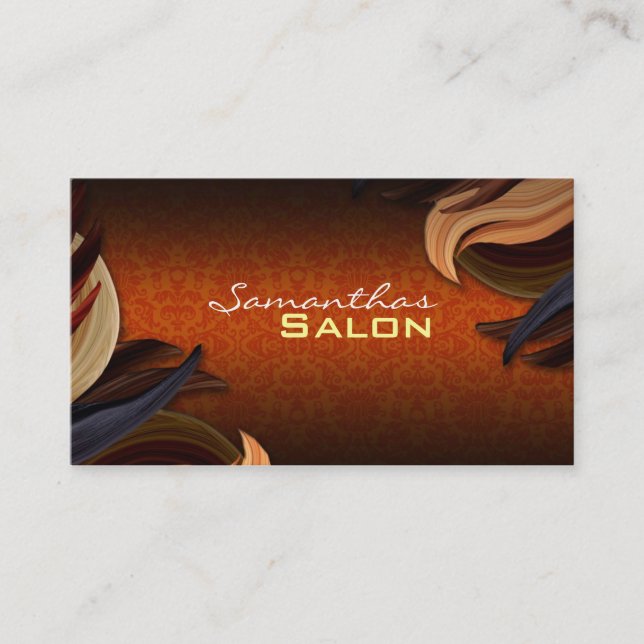 Women's Hair Business Cards (Front)
