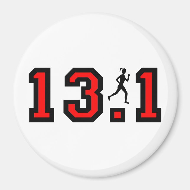 Womens half marathon magnet (Front)