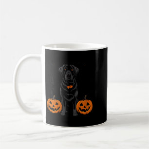 Womens Halloween Black Labrador Retriever Dog Coffee Mug