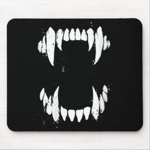 Womens Halloween Horror Wolf Dog Vampire Monster Mouse Mat