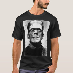 Womens  Halloween Monster Horror Monster VNeck  T-Shirt