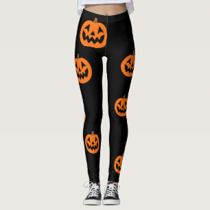 Women's Halloween Pumpkin Leggings