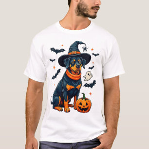 Womens Halloween Rottweiler Dog T-Shirt
