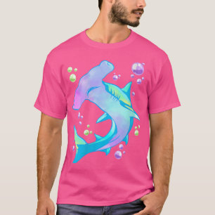 Womens Hammerhead Shark Marine Life Gift For Girls T-Shirt