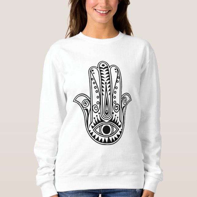 Women's Hamsa Hand long sleeved shirt (Front)