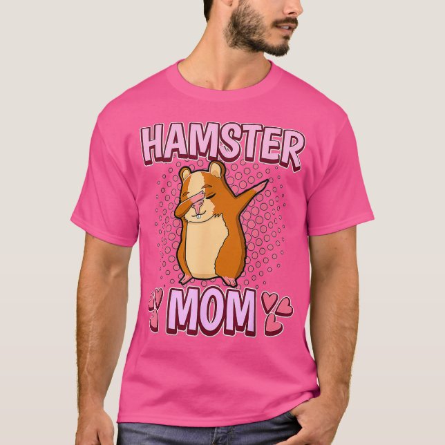 Womens Hamster Mum Mummy Mothers Day Hamster T-Shirt (Front)