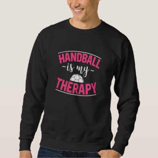 Womens  Handball  Graphic For Girls Women Kids Han Sweatshirt