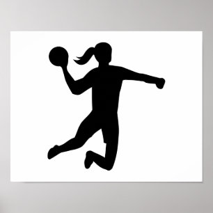 Womens handball poster
