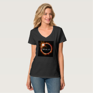 Women's Hanes Nano V-neck Eclipse T-shirt