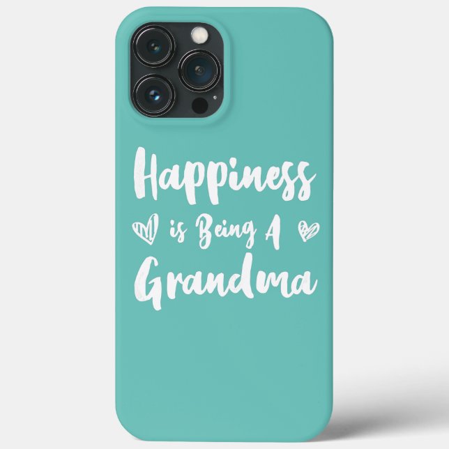 Womens Happiness is Being a Grandma Grandmother Case-Mate iPhone Case (Back)
