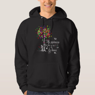 Womens Happiness Is Being An Oma  Fun Mother's Day Hoodie