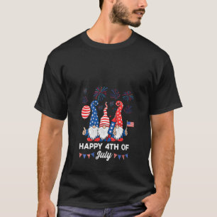 Womens Happy 4th of July Red White Blue America Pa T-Shirt