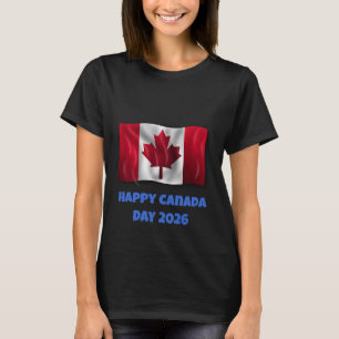 Women's Happy Canada Day T-shirt