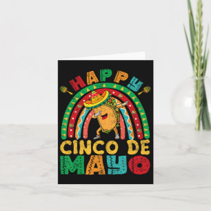 Womens Happy Cinco De Mayo Mexican Fiesta 5 De May Card