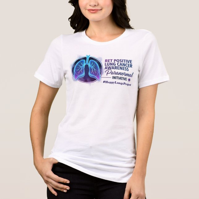 Women's Happy Lungs Project Fundraiser Shirt v3 (Front)