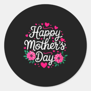 Womens happy mother's day shirt women mom grandmaW Classic Round Sticker