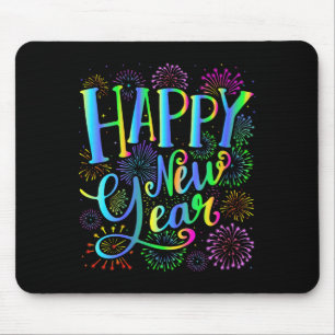 Womens Happy New Year 2026 V-neck  Mouse Mat