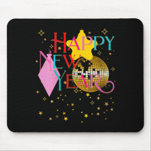 Womens Happy New Years Eve Party Supplies 2026 Mat Mouse Mat