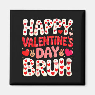 Women's Happy Valentine's Day Hearts Matching Kids Magnet