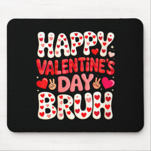 Women's Happy Valentine's Day Hearts Matching Kids Mouse Mat