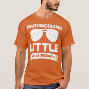 Womens Hardworking little bride security bride T-Shirt