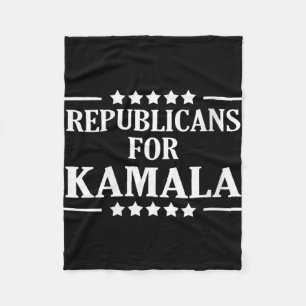 Womens Harris W Waltz 2024 Republicans For Kamala Fleece Blanket