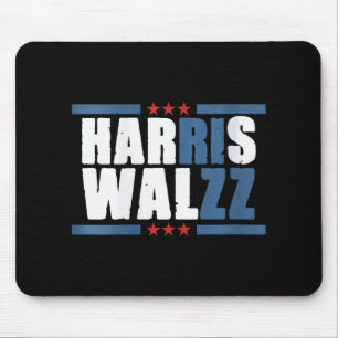 Womens Harris Wz Rizz Funny Voting Kamala Presiden Mouse Mat