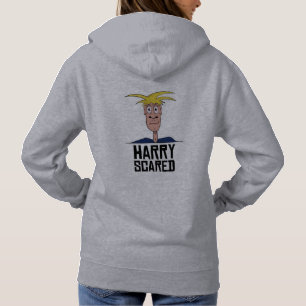 Women's Harry Scared Hoodie Grey