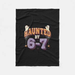 Womens Haunted 67 Six Seven Meme Fleece Blanket
