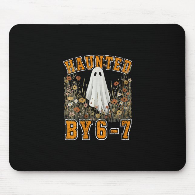 Womens Haunted 67 Six Seven Meme Funny  Mouse Mat (Front)
