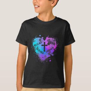 Womens Heart Of Grace - Forgiven. Restored. Christ T-Shirt