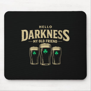 Women's hello darkness old friend irish shamrock mouse mat