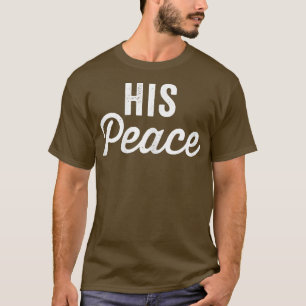 Womens Her Rock His Peace Matching Couple T-Shirt