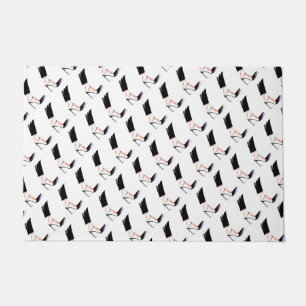 Women's high-heeled shoes doormat