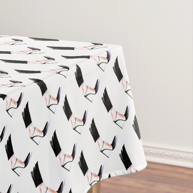 Women's high-heeled shoes tablecloth (In Situ)