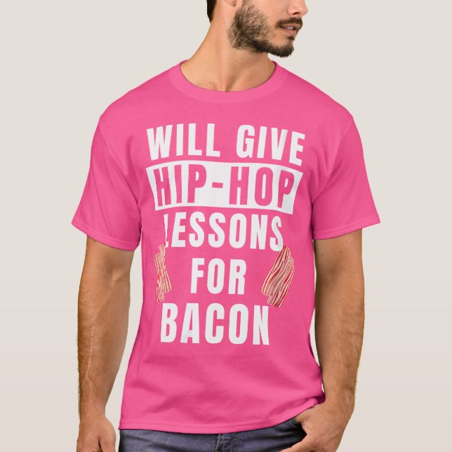 Womens Hip-Hop Lessons For Bacon Dance Outfit Danc T-Shirt (Front)