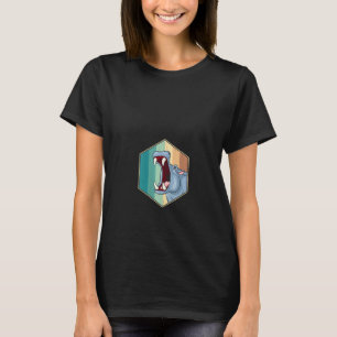 Womens Hippo Lover African Animal Zoo Keeper Hippo T-Shirt