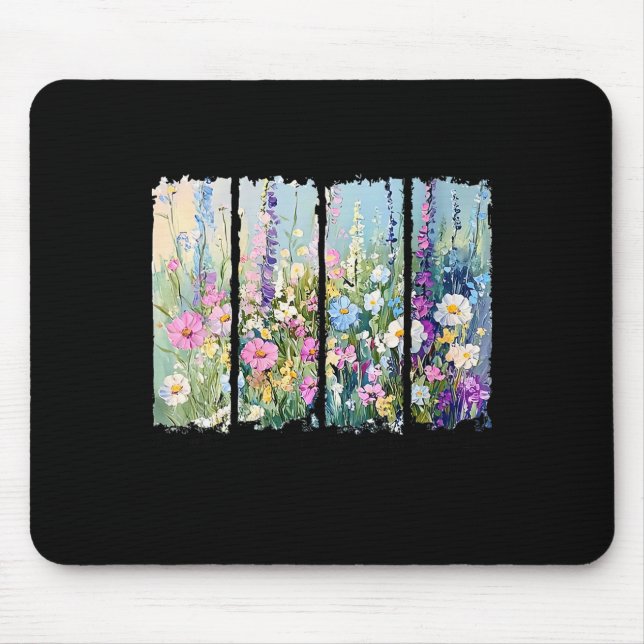 Womens His Mercies Are New Every Morning Wildflowe Mouse Mat (Front)