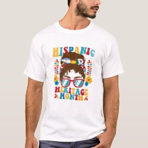 Womens Hispanic Heritage Month All Spanish Countri T-Shirt