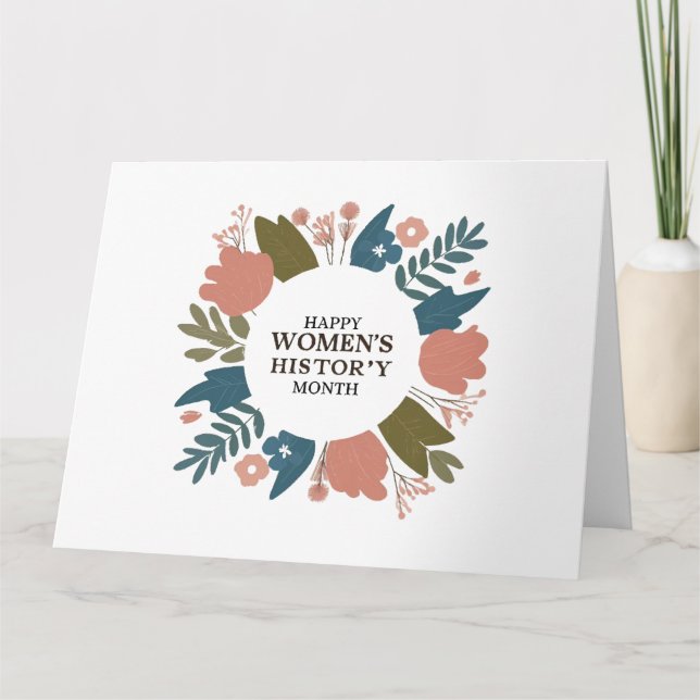 Women's History Month Card (Front)