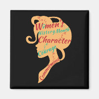 WOMEN'S HISTORY MONTH CHARACTER COURAGE COMMITMENT