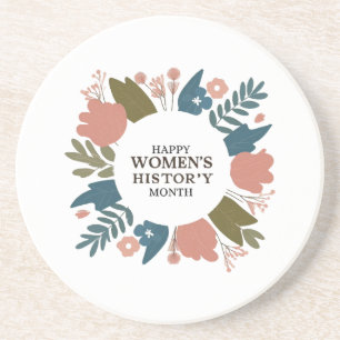 Women's History Month Coaster