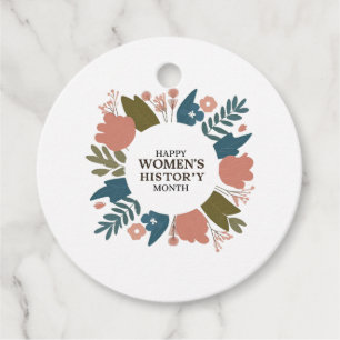Women's History Month Favour Tags