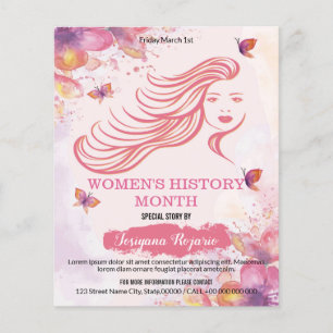 Womens History Month Flyer
