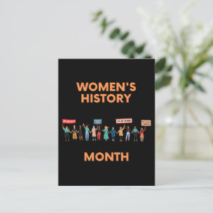 Women's History Month  Postcard