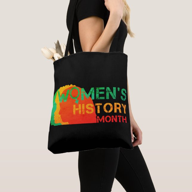 WOMEN'S HISTORY MONTH TOTE BAG (Close Up)
