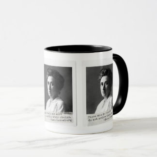 Women's History: Rosa Luxemburg Quote on Freedom Mug