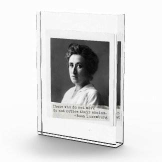 Women's History: Rosa Luxemburg Quote on Freedom Photo Block