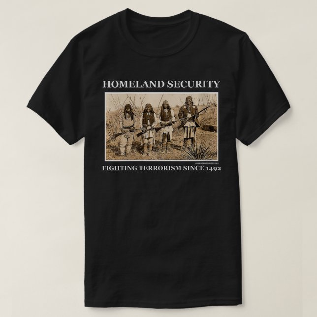 Womens Homeland Security Fighting Terrorism Since  T-Shirt (Design Front)