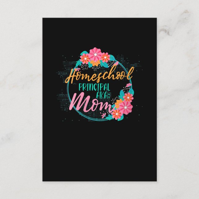 Women's Homeschool Mum Gift Funny Home School Enclosure Card (Front)